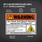Avery Arc Flash/Shock Warning Labels, Waterproof, UV Resistant, Preprinted, 3.5" x 5", 8 Warning Decal Labels